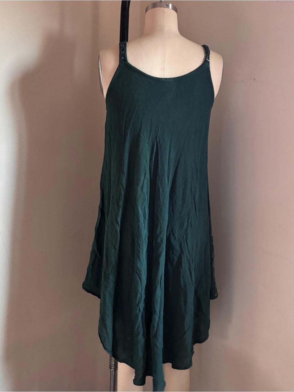 India Boutique Teal Green Floral Sundress - Picture 5 of 7